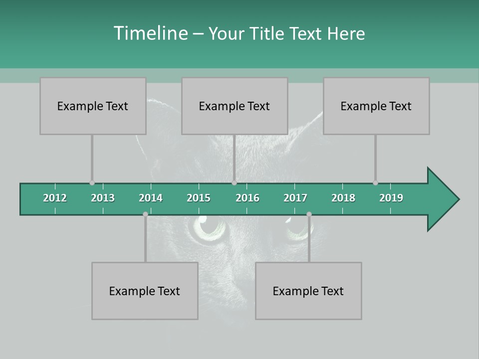Background Adorable Face PowerPoint Template
