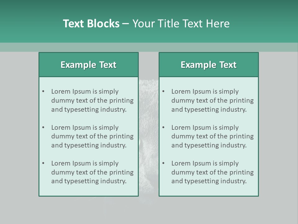 Background Adorable Face PowerPoint Template