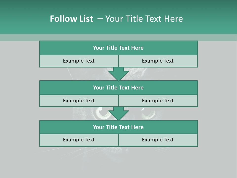 Background Adorable Face PowerPoint Template