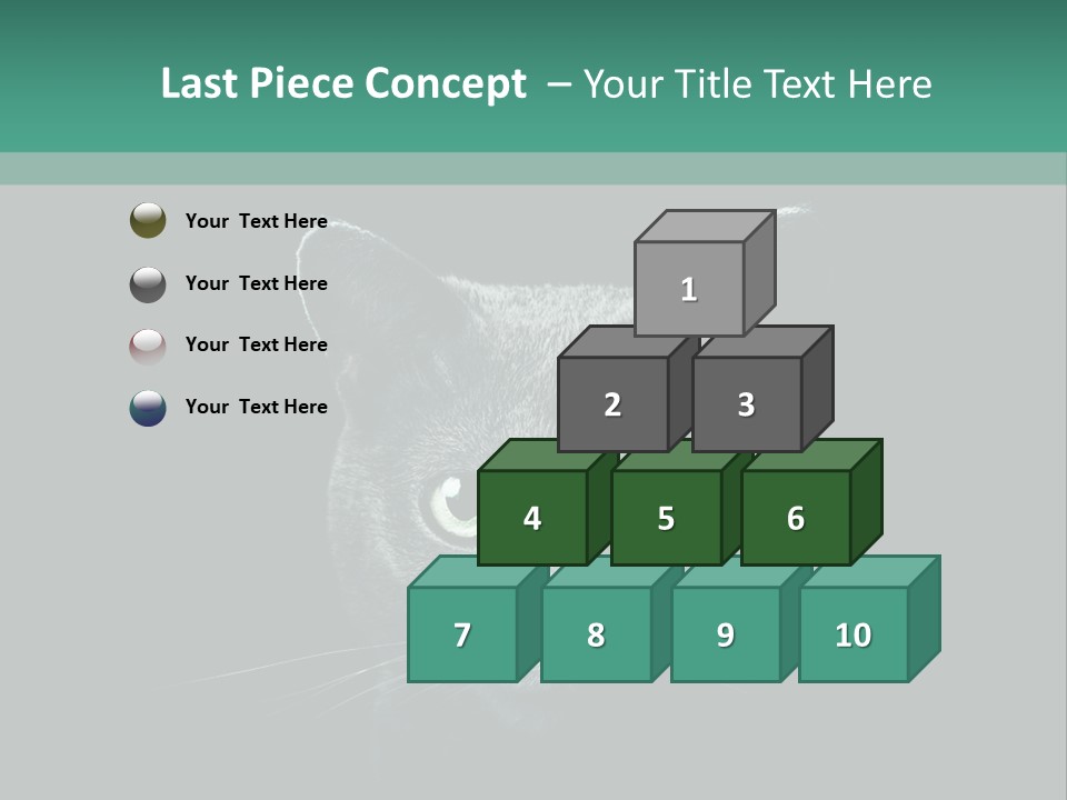 Background Adorable Face PowerPoint Template