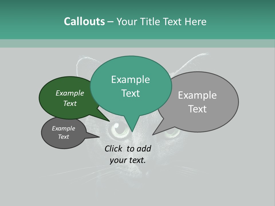Background Adorable Face PowerPoint Template