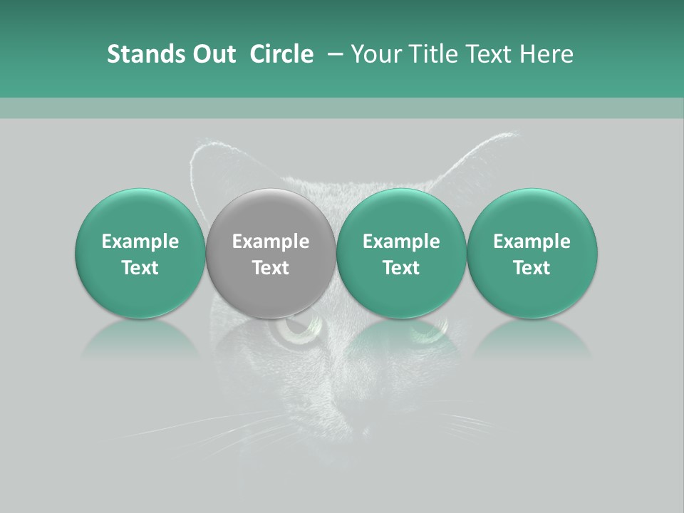 Background Adorable Face PowerPoint Template