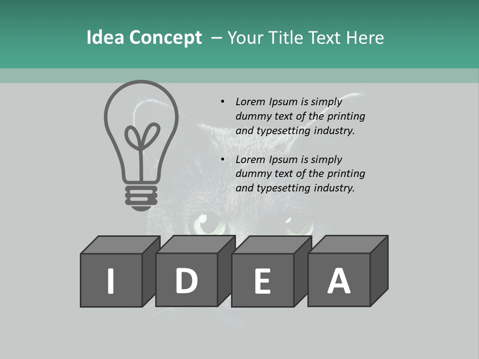 Background Adorable Face PowerPoint Template