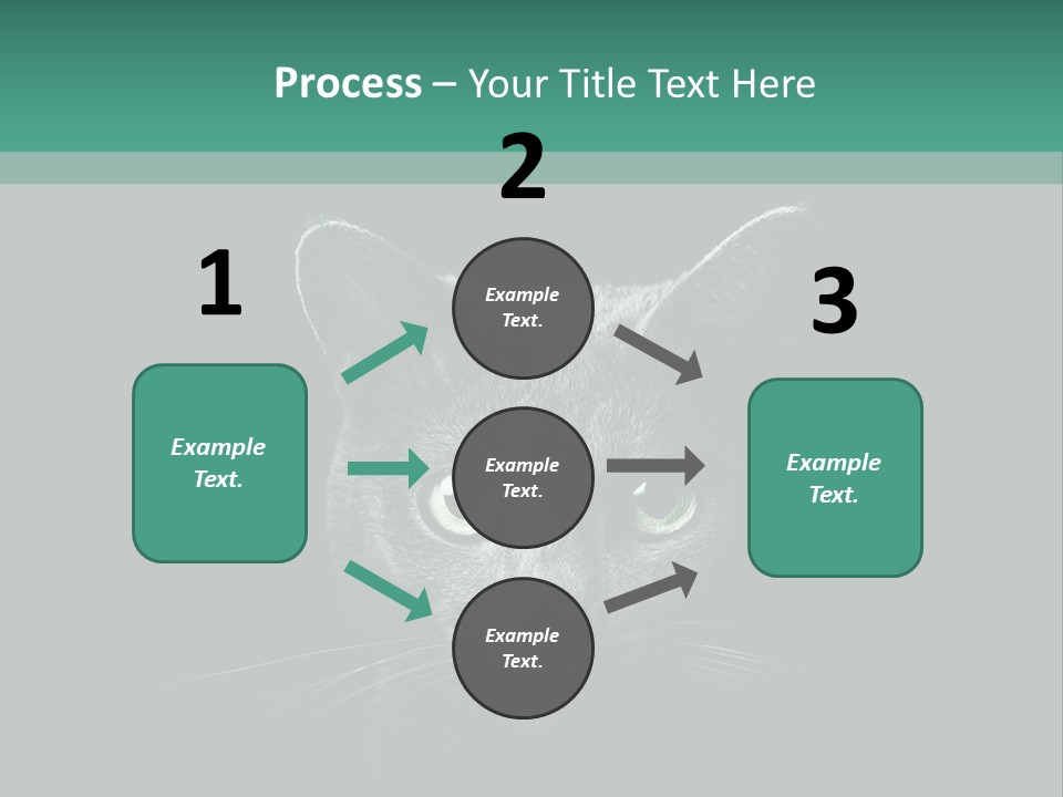 Background Adorable Face PowerPoint Template
