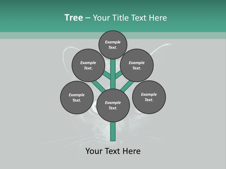 Background Adorable Face PowerPoint Template