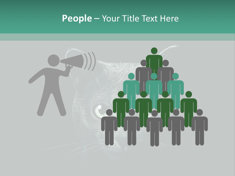 Background Adorable Face PowerPoint Template