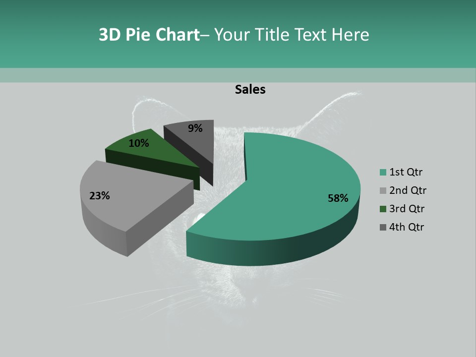 Background Adorable Face PowerPoint Template