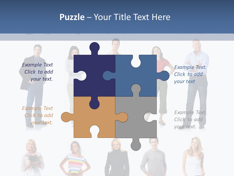 Person Men Women PowerPoint Template