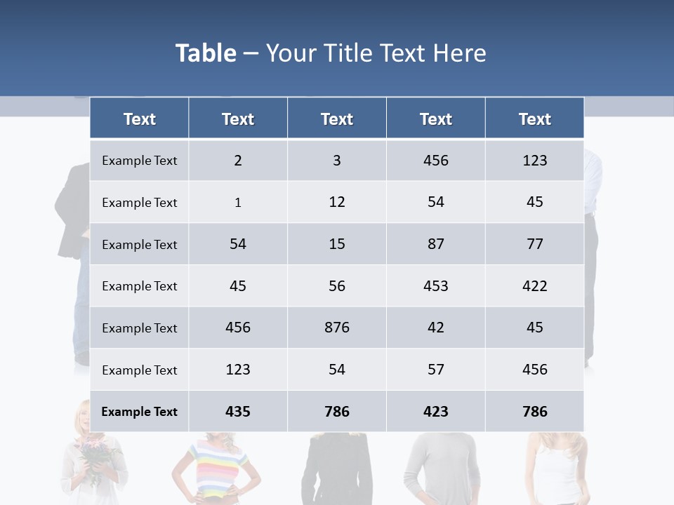 Person Men Women PowerPoint Template