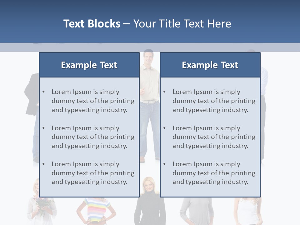 Person Men Women PowerPoint Template