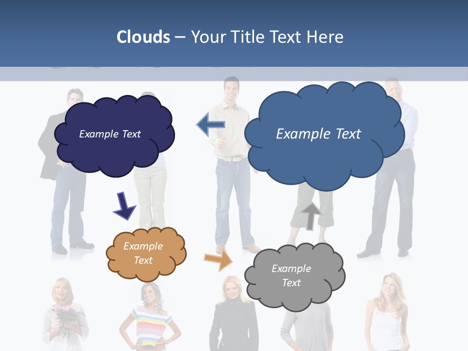 Person Men Women PowerPoint Template