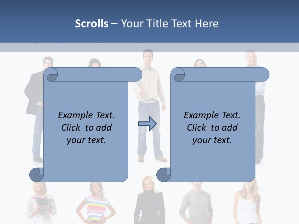Person Men Women PowerPoint Template