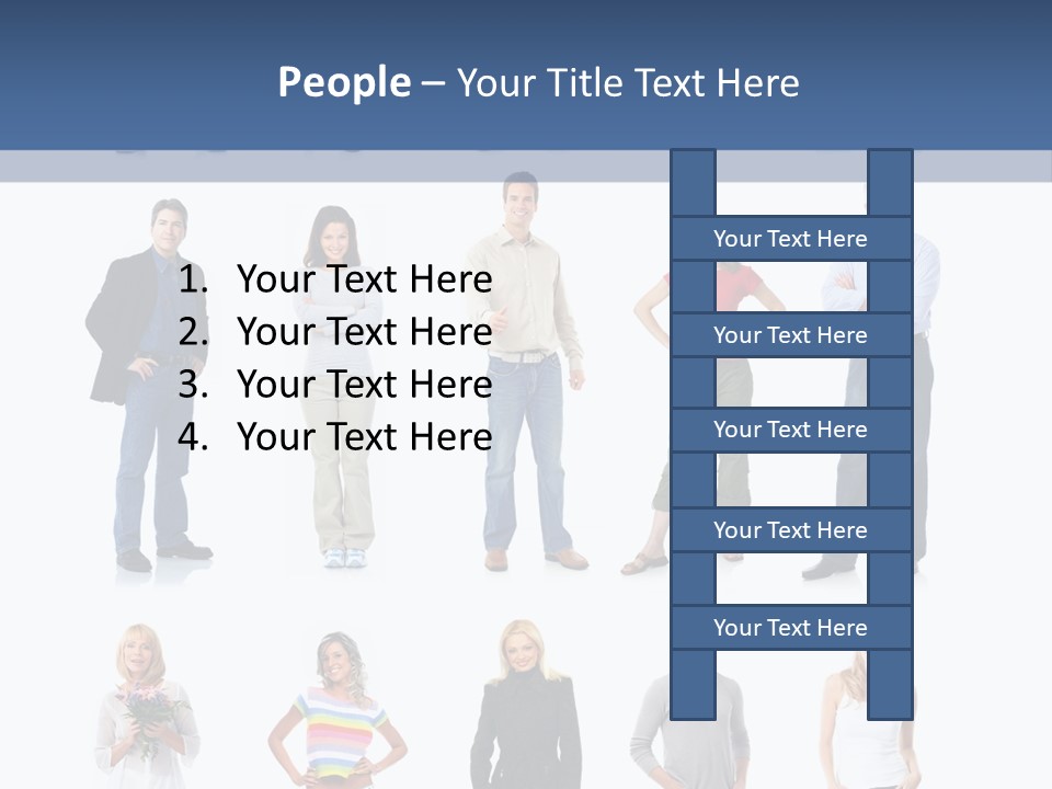 Person Men Women PowerPoint Template