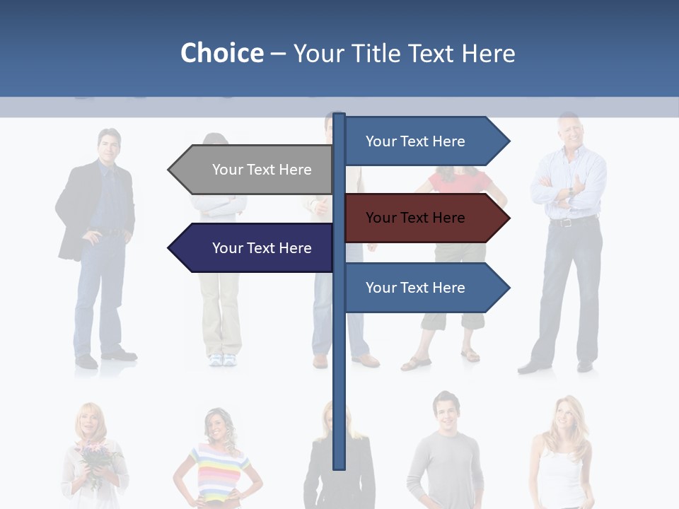 Person Men Women PowerPoint Template
