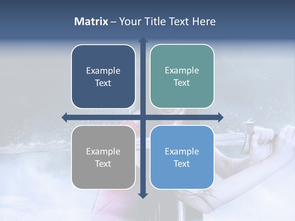 Beauty Person Weapon PowerPoint Template