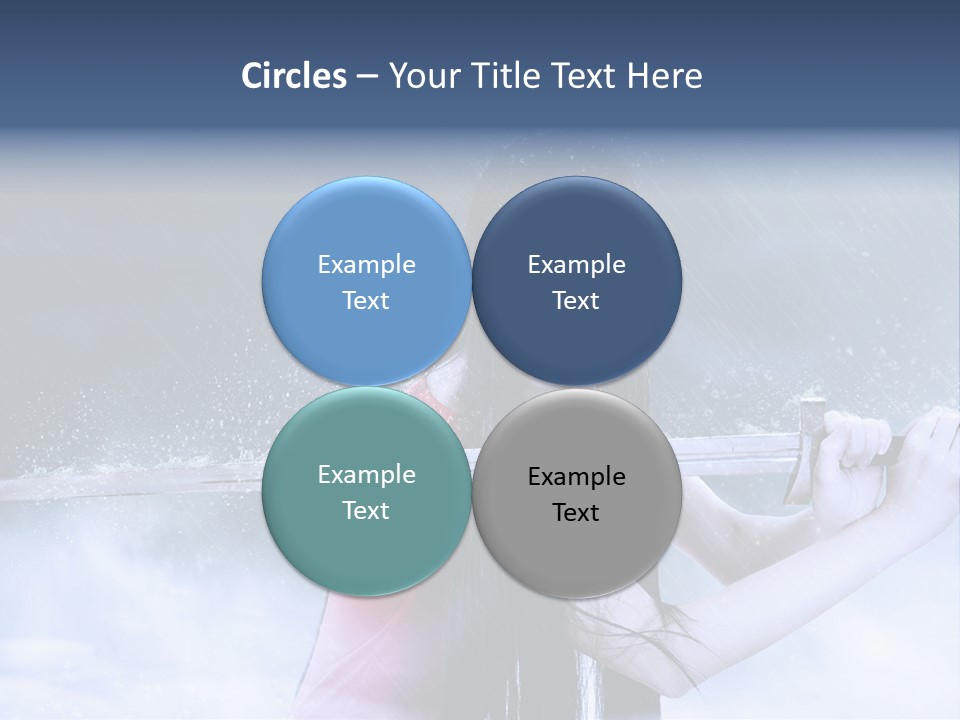 Beauty Person Weapon PowerPoint Template