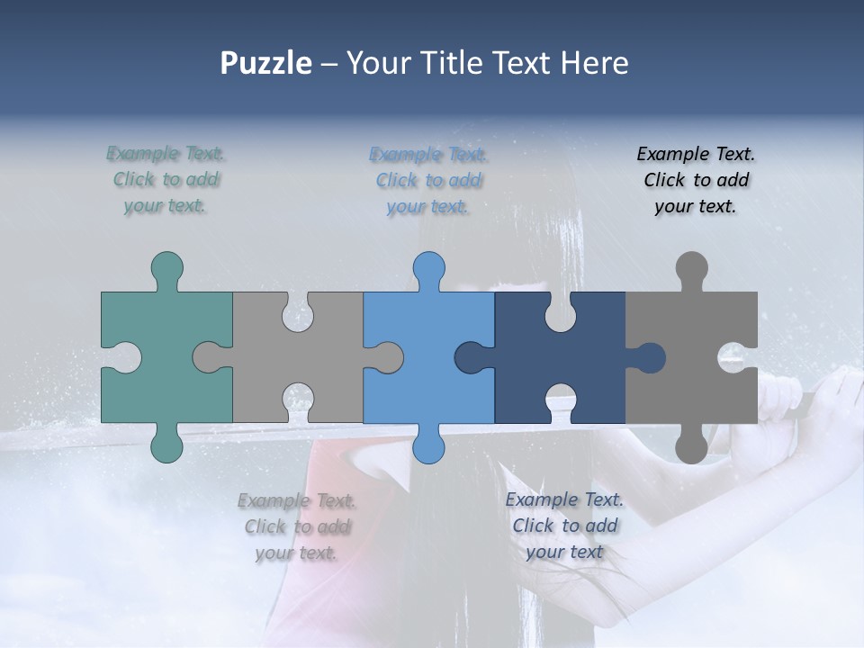 Beauty Person Weapon PowerPoint Template