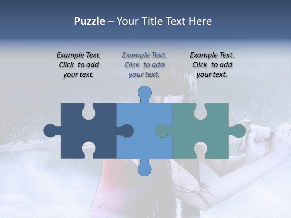 Beauty Person Weapon PowerPoint Template