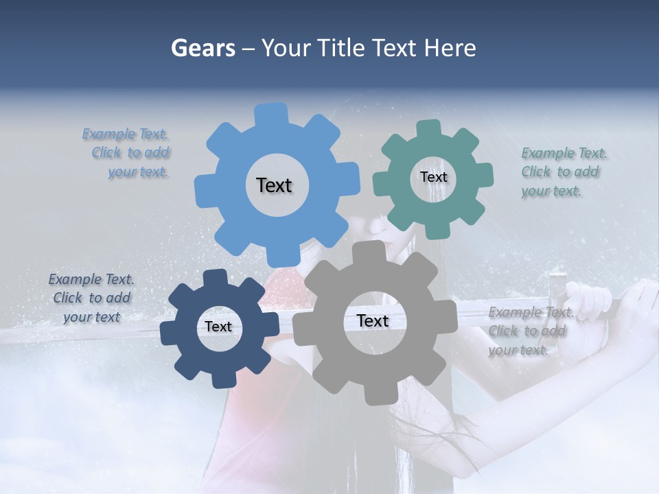 Beauty Person Weapon PowerPoint Template