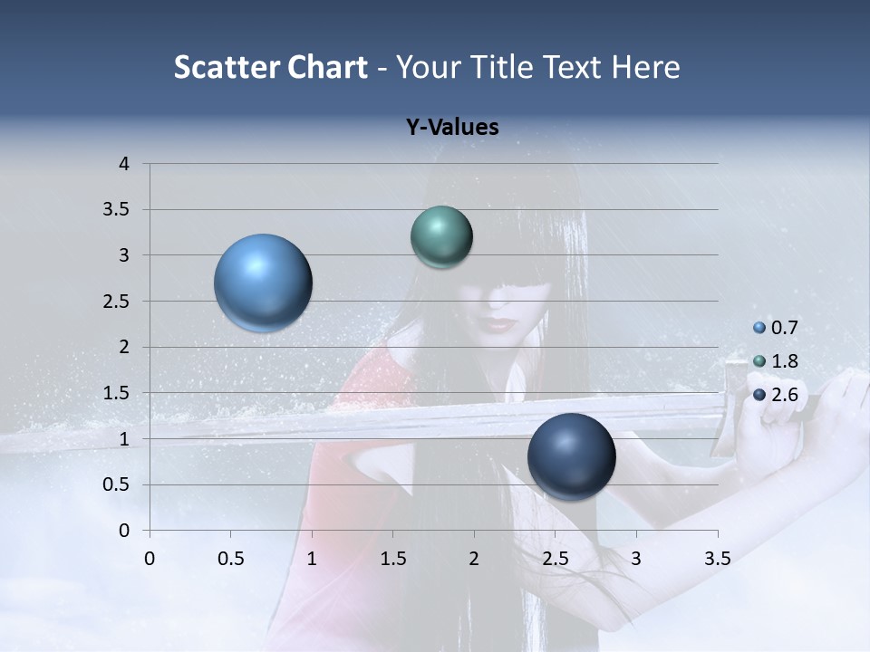 Beauty Person Weapon PowerPoint Template