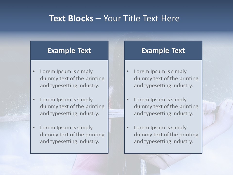 Beauty Person Weapon PowerPoint Template