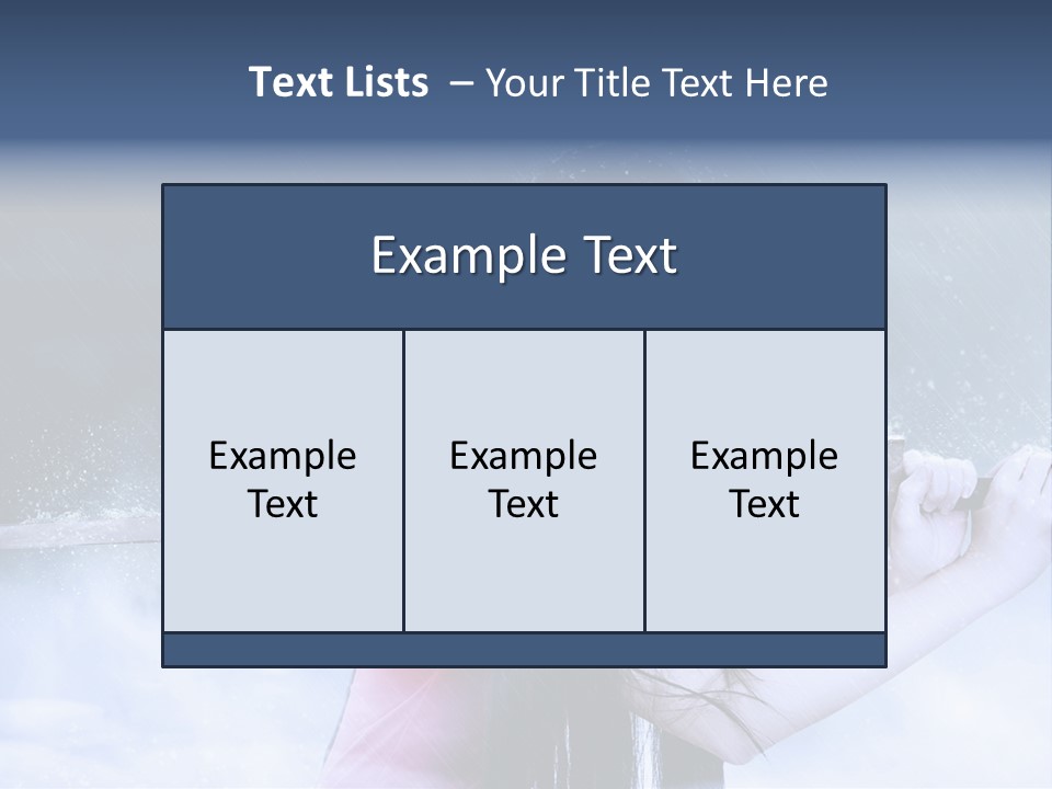 Beauty Person Weapon PowerPoint Template