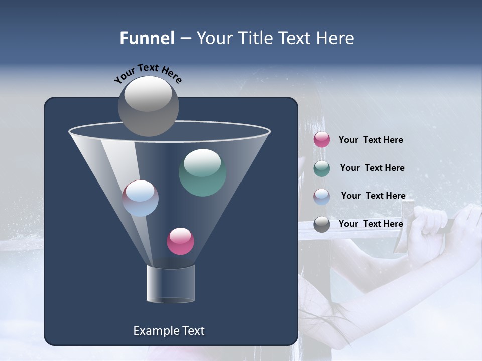 Beauty Person Weapon PowerPoint Template