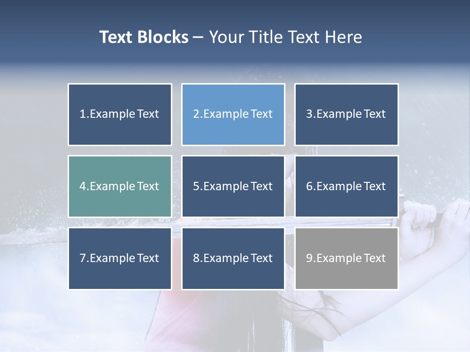 Beauty Person Weapon PowerPoint Template
