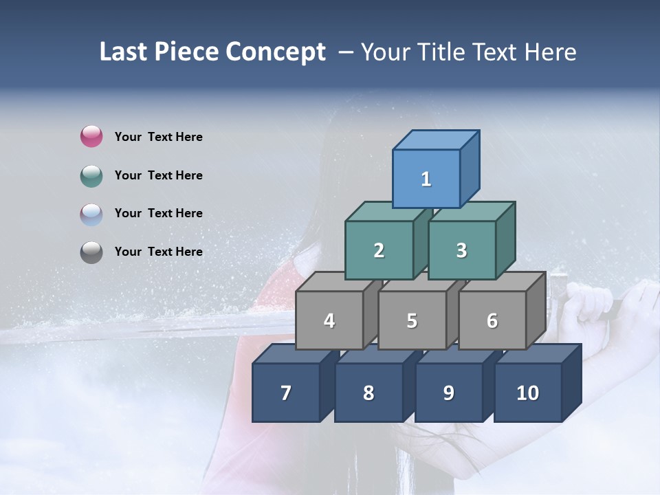 Beauty Person Weapon PowerPoint Template