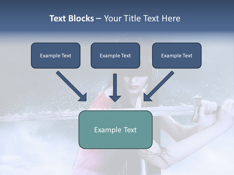Beauty Person Weapon PowerPoint Template
