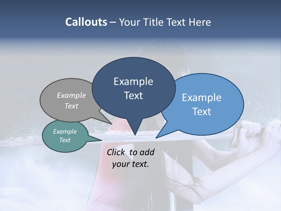 Beauty Person Weapon PowerPoint Template