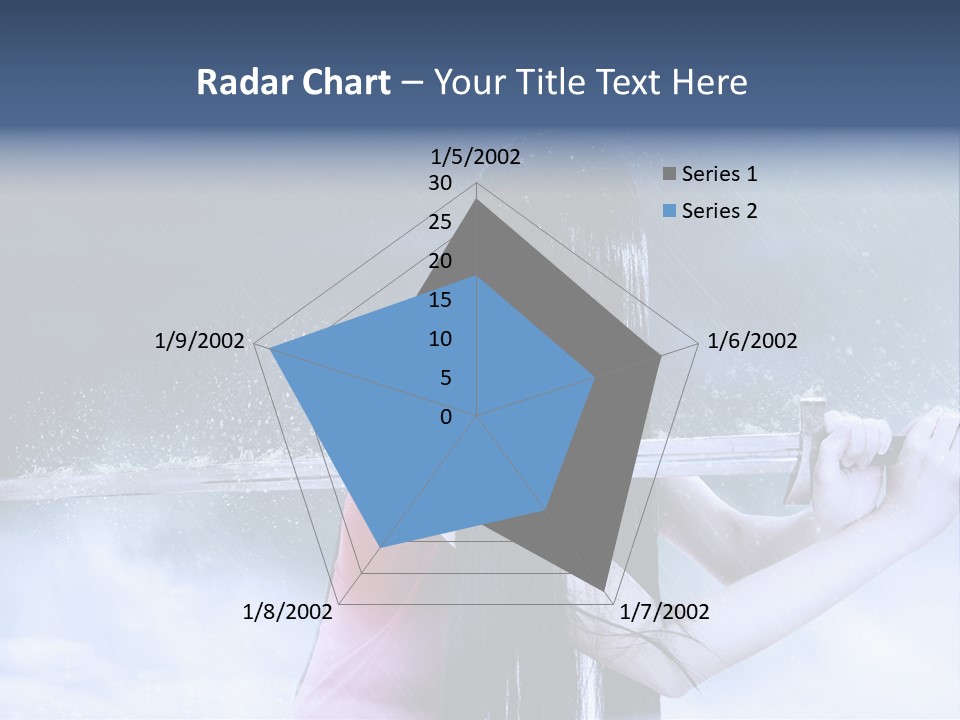 Beauty Person Weapon PowerPoint Template