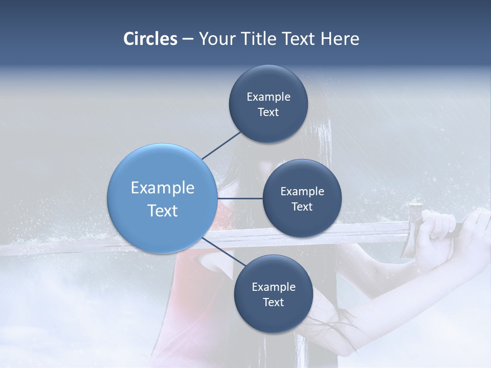 Beauty Person Weapon PowerPoint Template