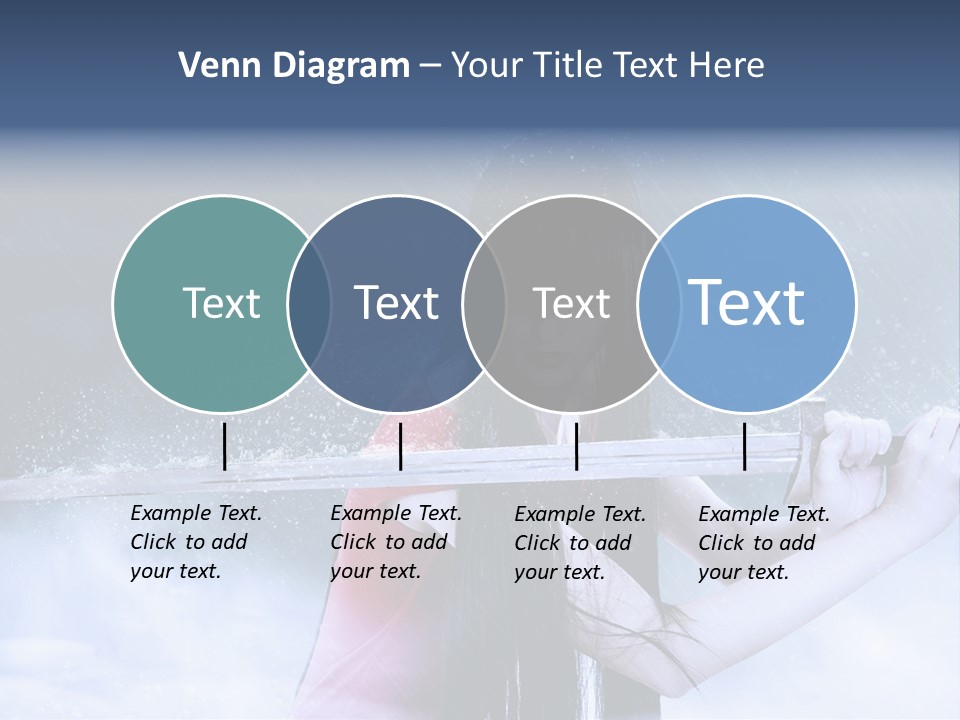 Beauty Person Weapon PowerPoint Template