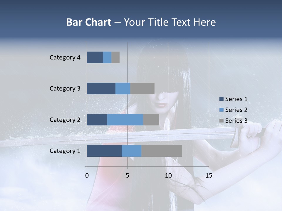Beauty Person Weapon PowerPoint Template