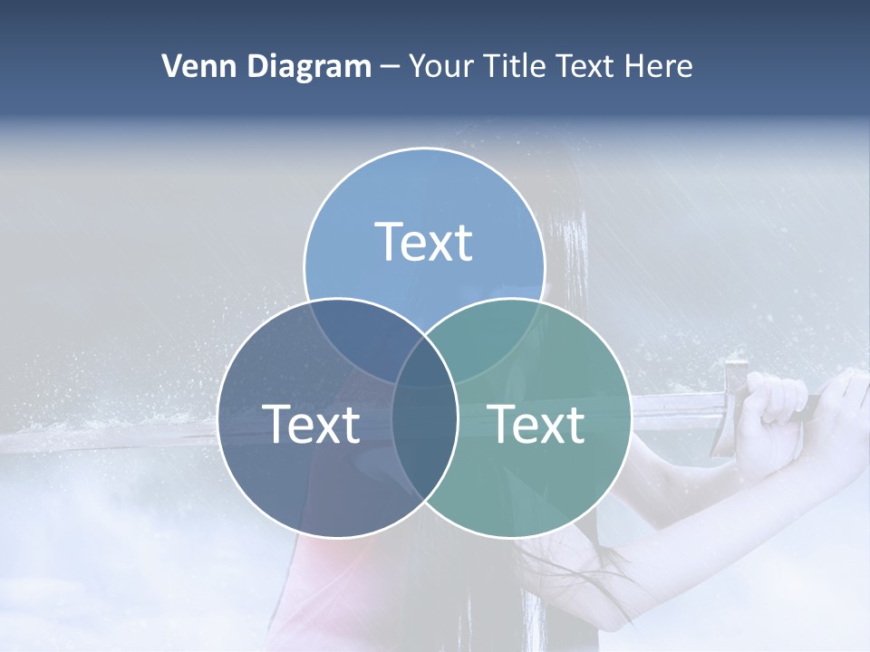 Beauty Person Weapon PowerPoint Template