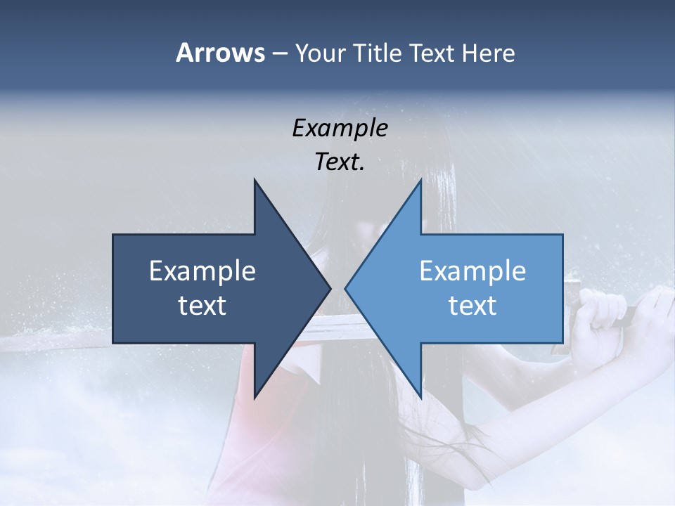 Beauty Person Weapon PowerPoint Template
