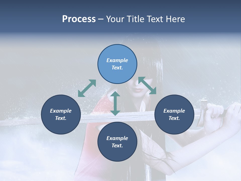 Beauty Person Weapon PowerPoint Template
