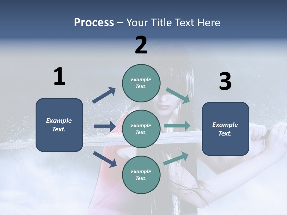 Beauty Person Weapon PowerPoint Template