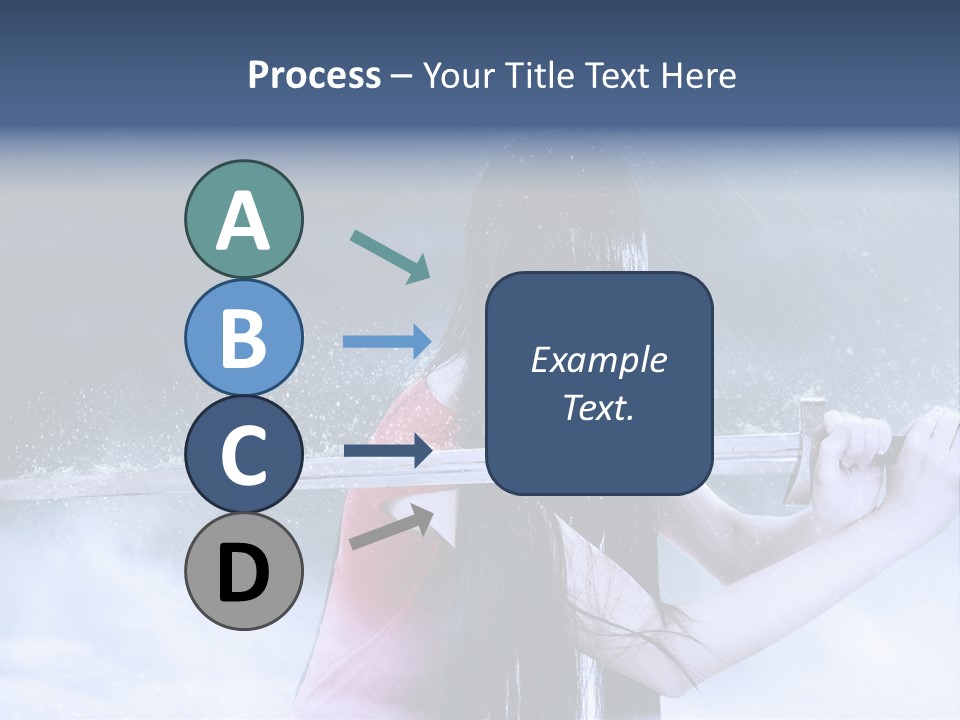 Beauty Person Weapon PowerPoint Template