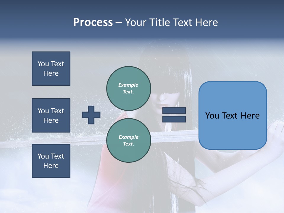 Beauty Person Weapon PowerPoint Template