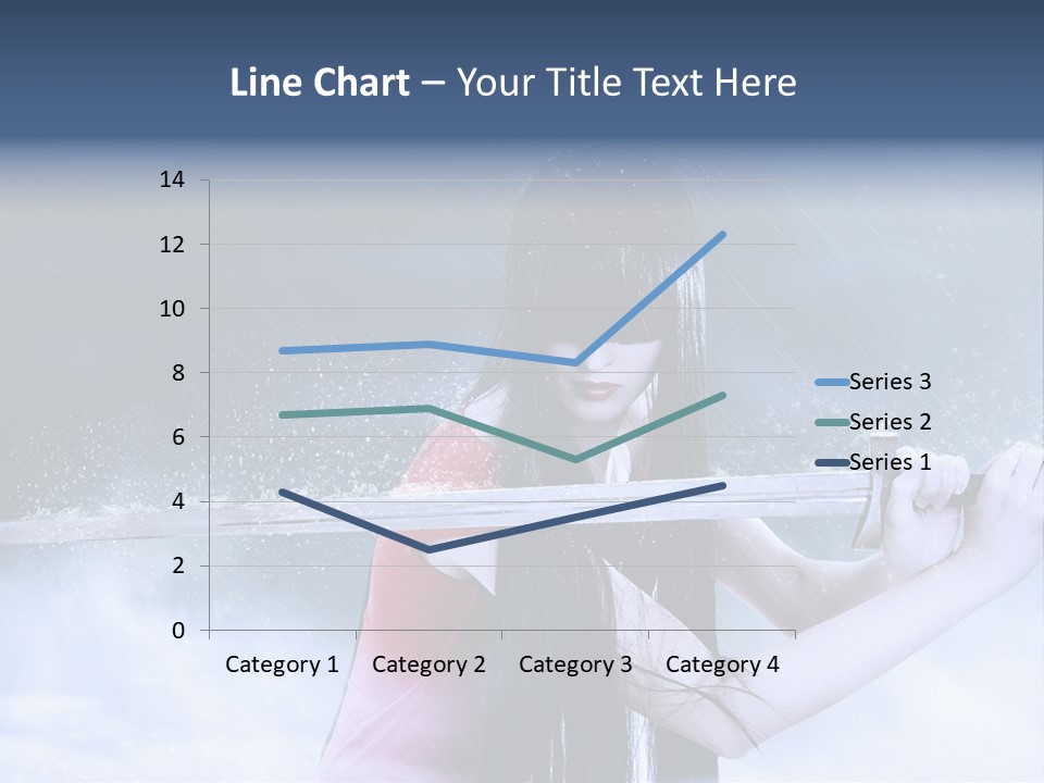 Beauty Person Weapon PowerPoint Template