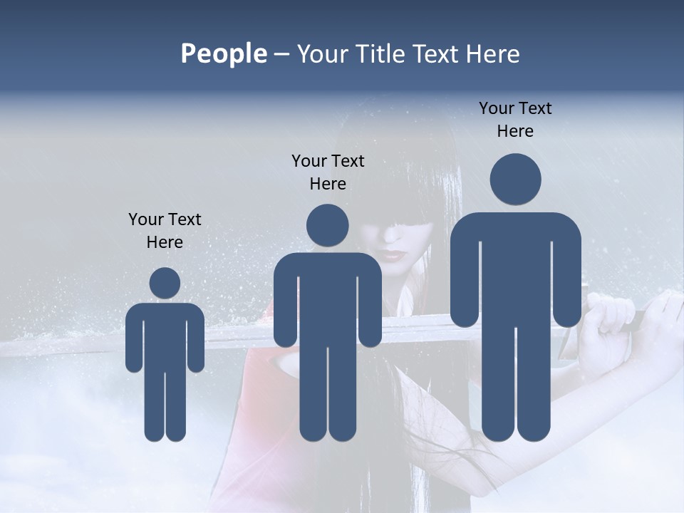 Beauty Person Weapon PowerPoint Template