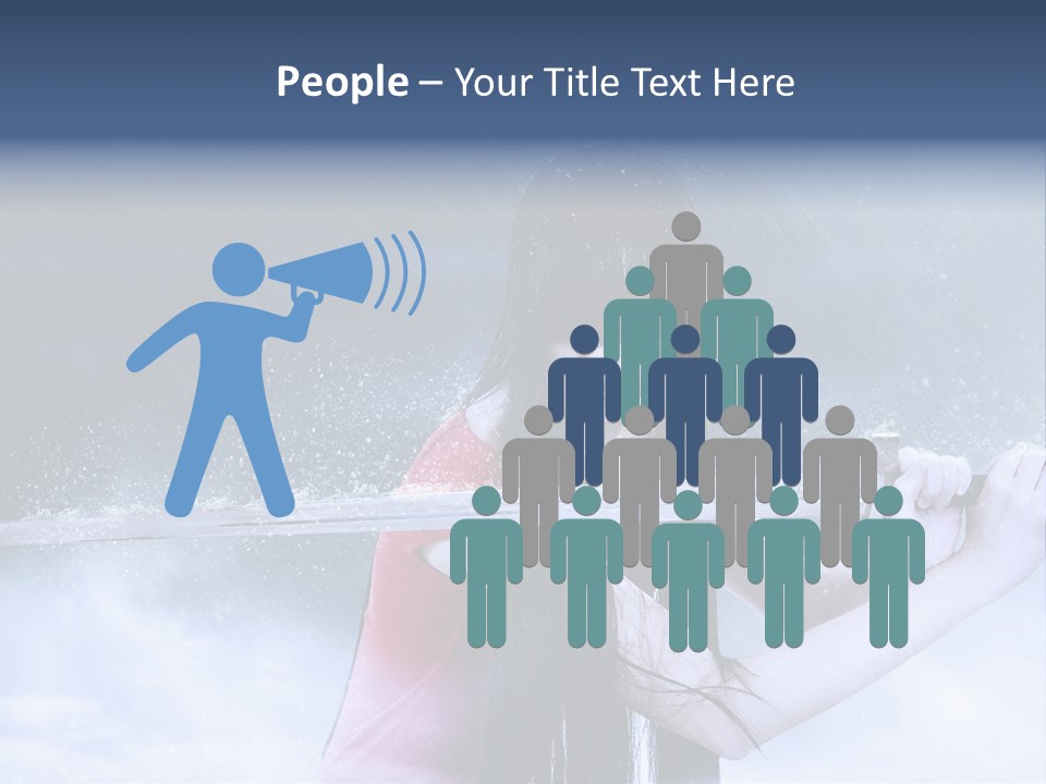 Beauty Person Weapon PowerPoint Template