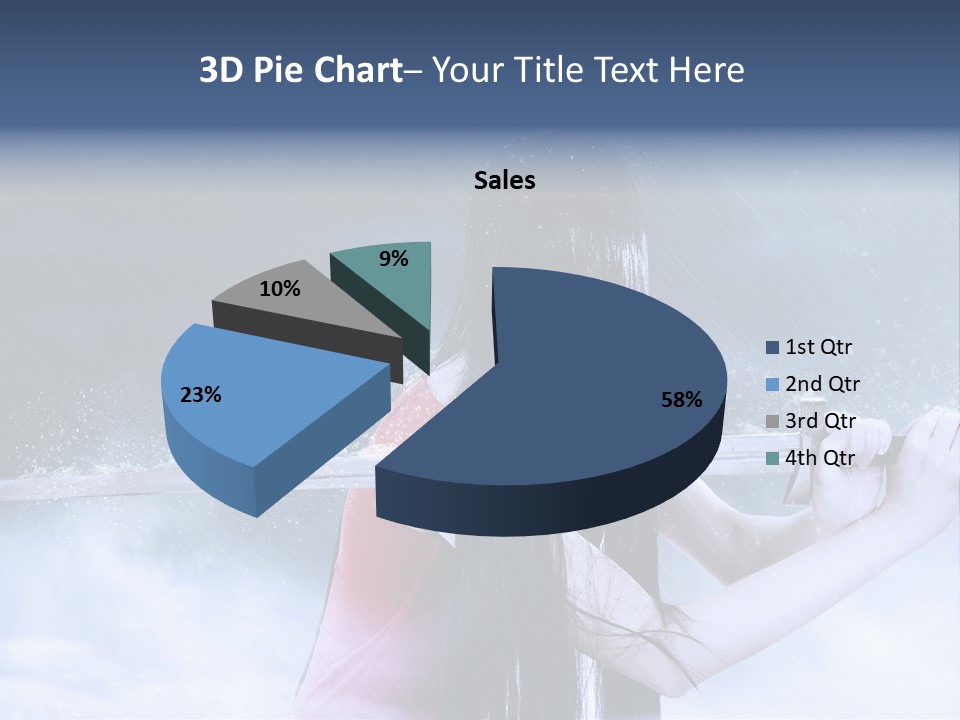 Beauty Person Weapon PowerPoint Template