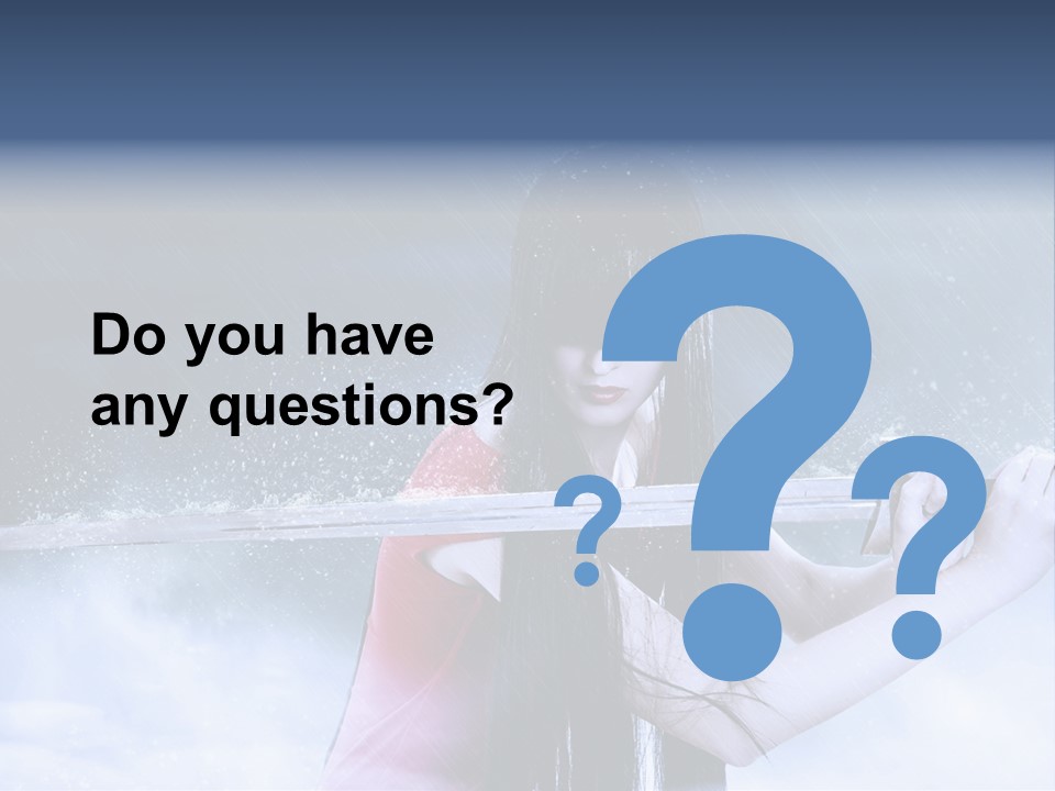 Beauty Person Weapon PowerPoint Template