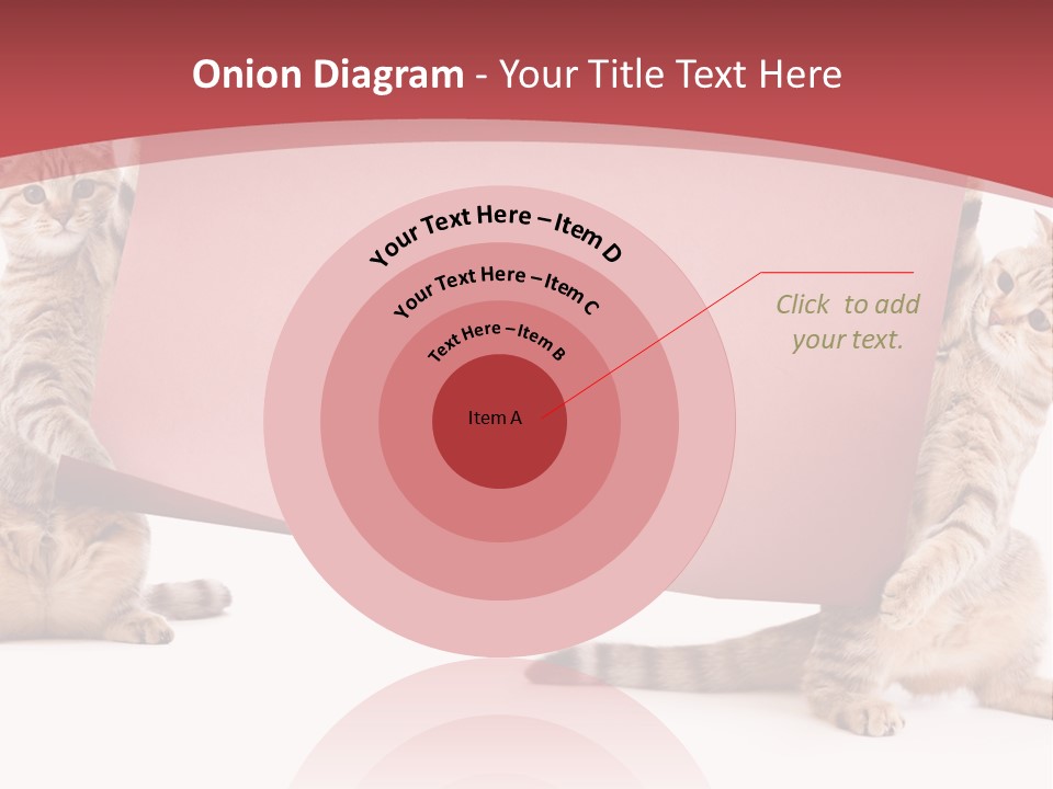 Text Funny Cat PowerPoint Template