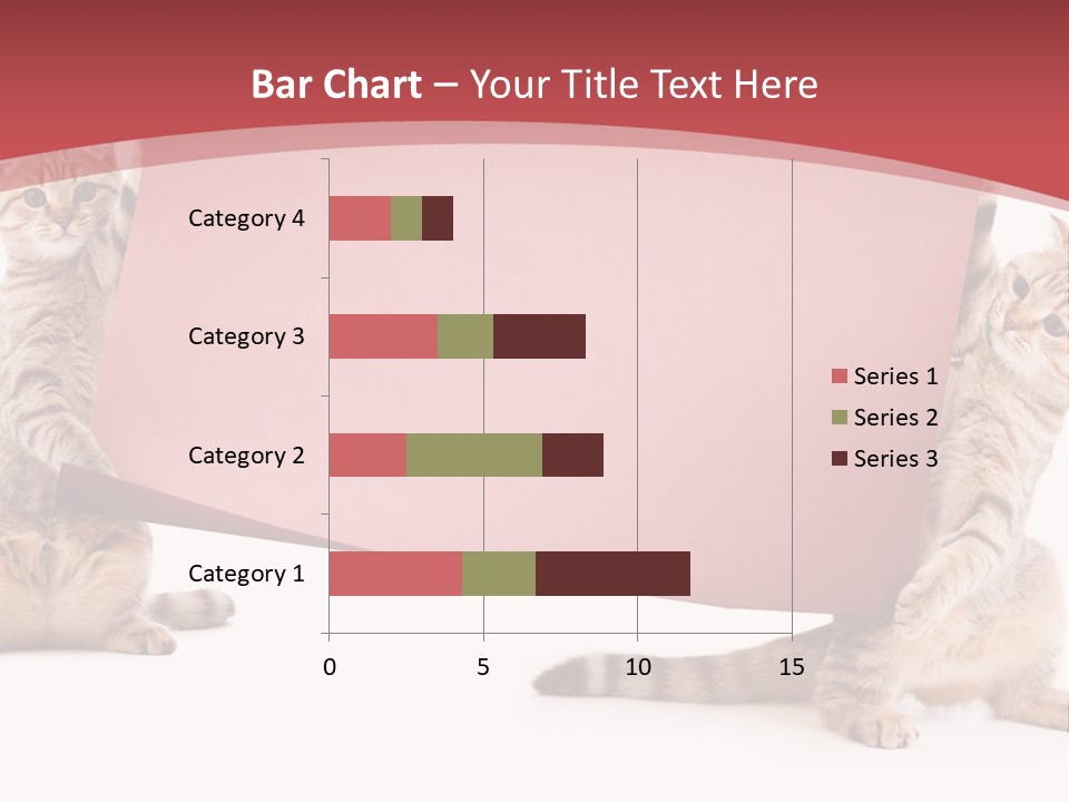 Text Funny Cat PowerPoint Template