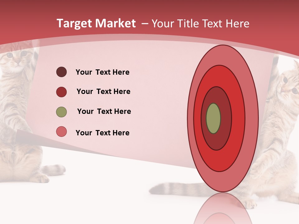 Text Funny Cat PowerPoint Template