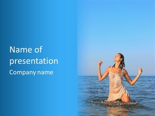 Travel Summer Ocean PowerPoint Template